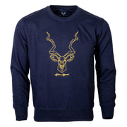 The Kudu Sweater - Navy & Gold