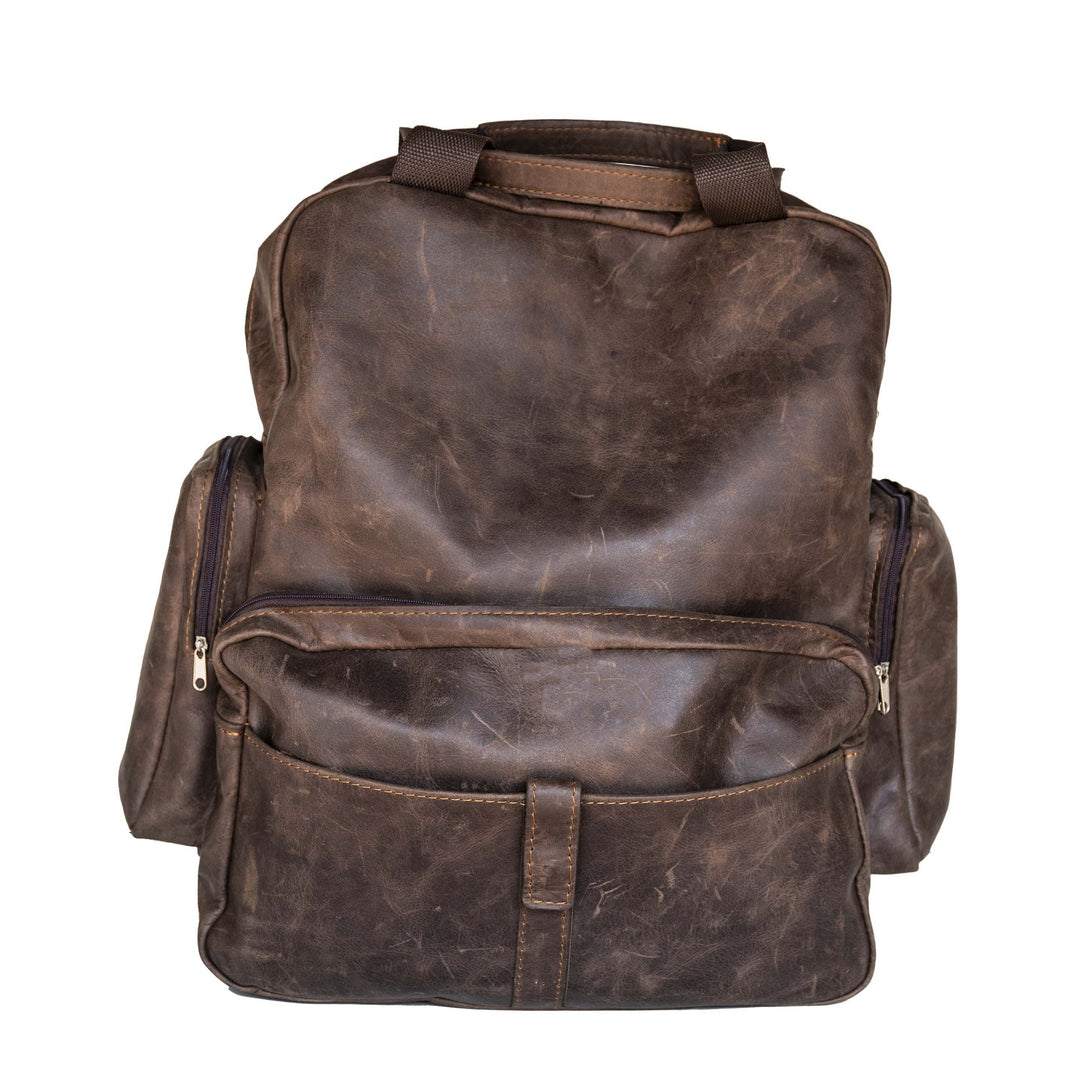 The All Rounder Leather Backpack – African Apparel