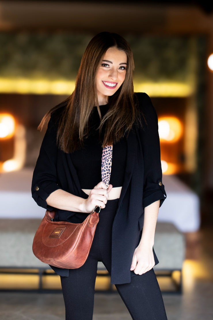 The Crescent Leather Bag