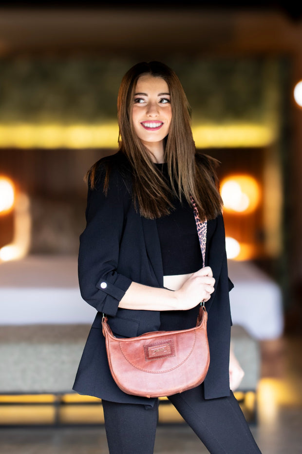 The Crescent Leather Bag