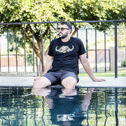 The Buffalo T Shirt - Black & Gold