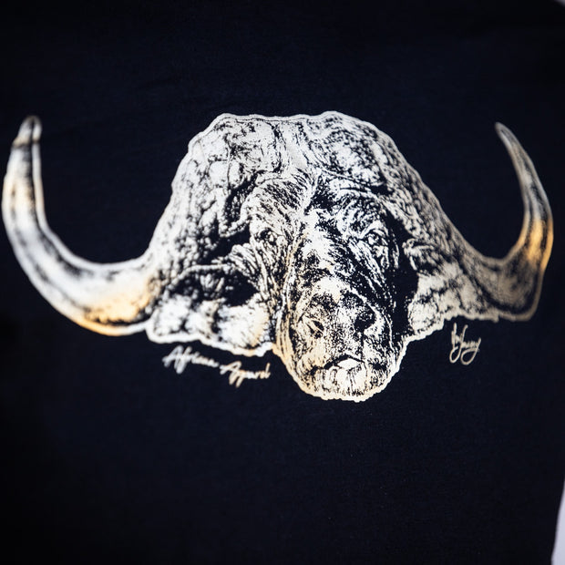 The Buffalo T Shirt - Black & Gold