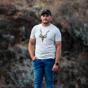 The Umbrella Thorn T Shirt - Oatmeal Melange