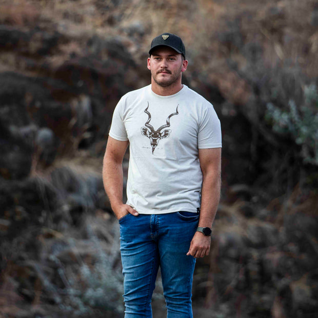 The Umbrella Thorn T Shirt - Oatmeal Melange