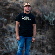 The Buffalo T Shirt - Black & Gold