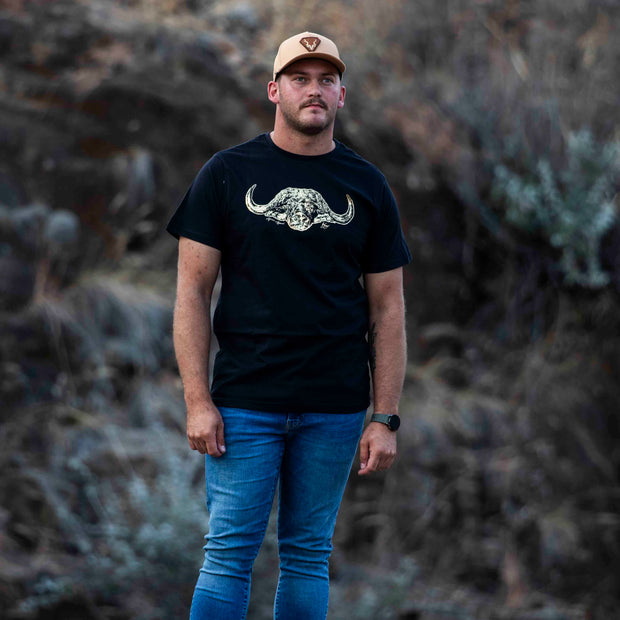 The Buffalo T Shirt - Black & Gold