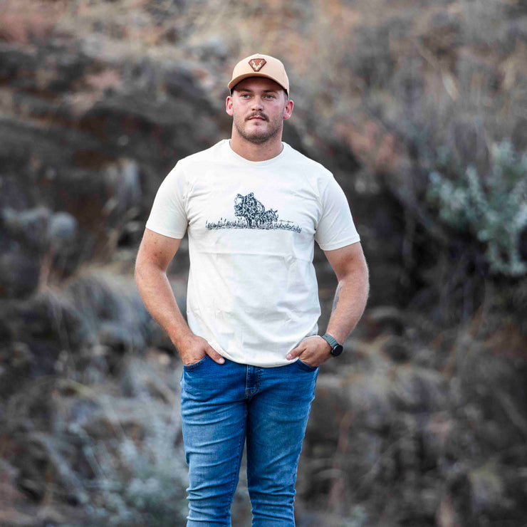 The Rhino T Shirt - Natural
