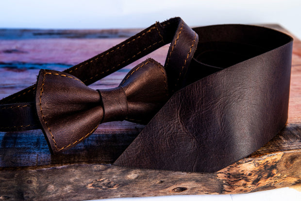 Leather Tie for Weddings
