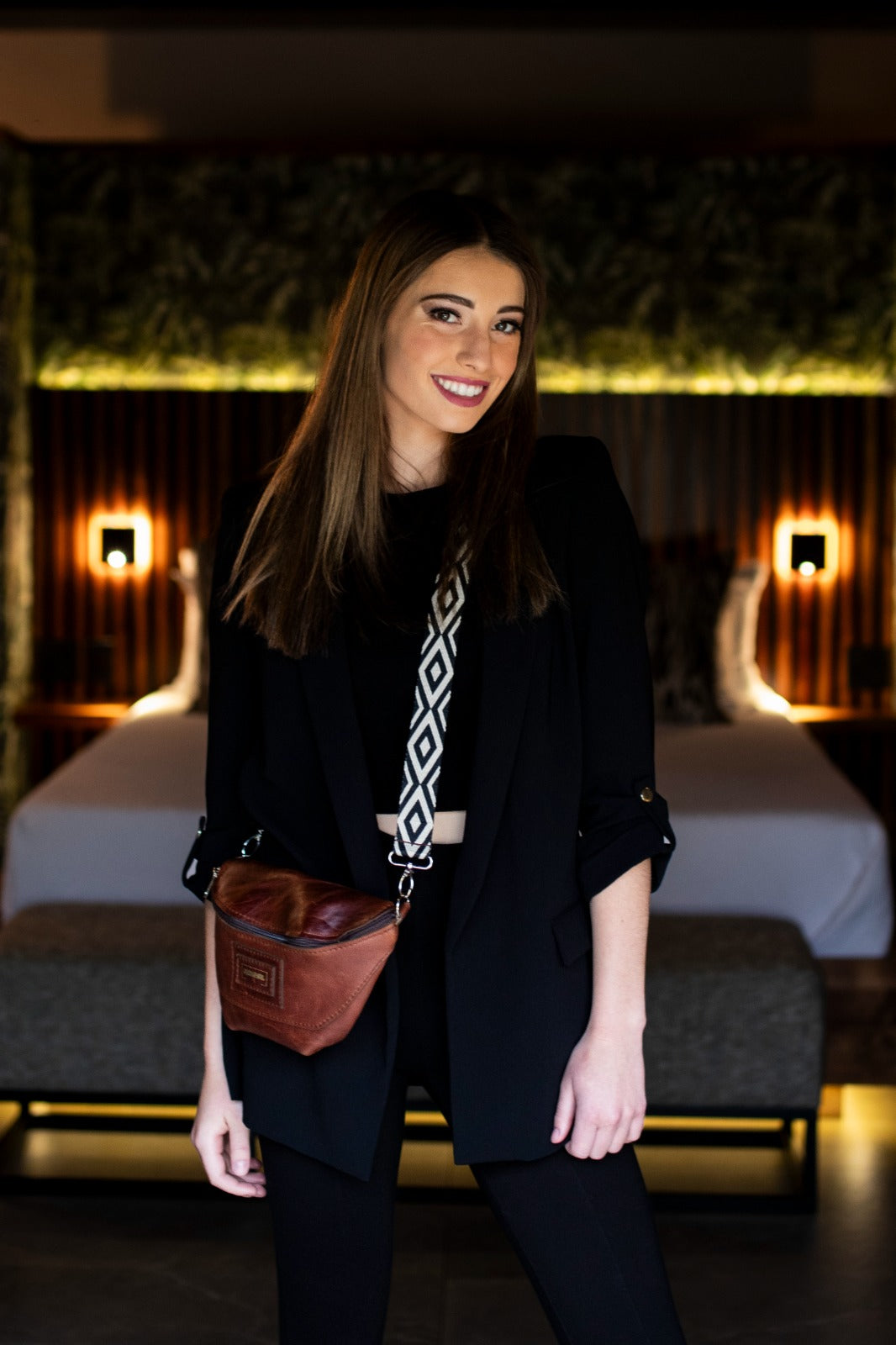 The Lunar Crossbody Leather Bag – African Apparel