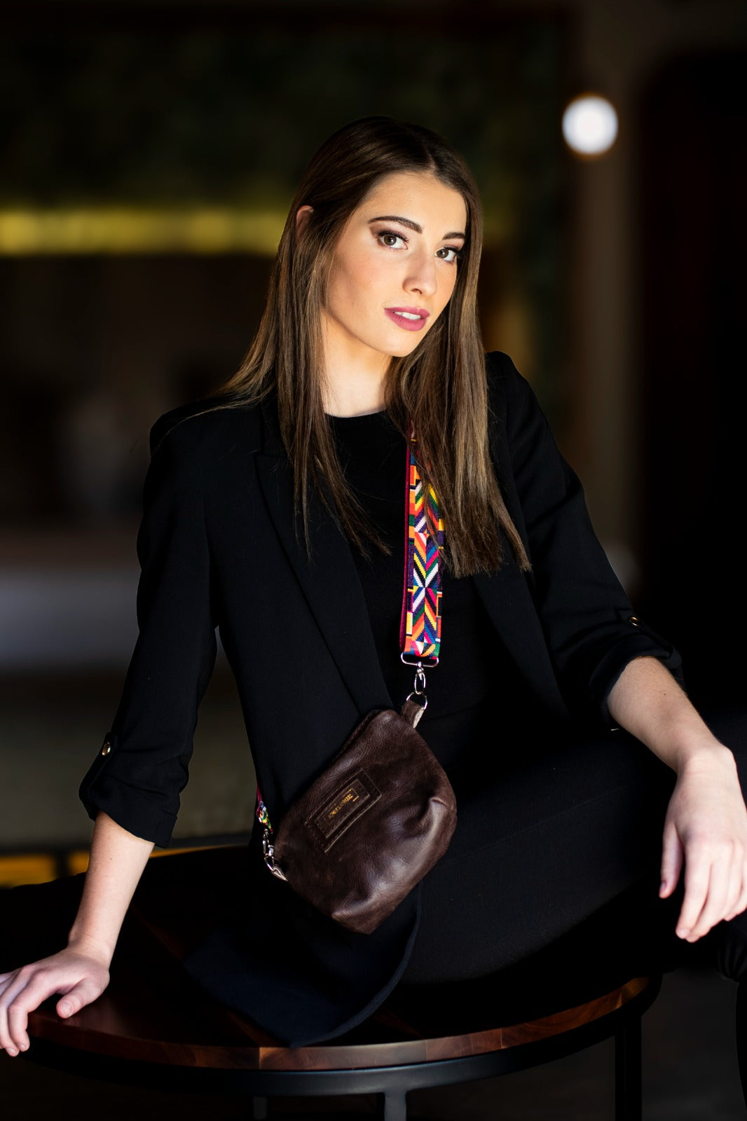 The Mini Cindy Leather Sling – African Apparel