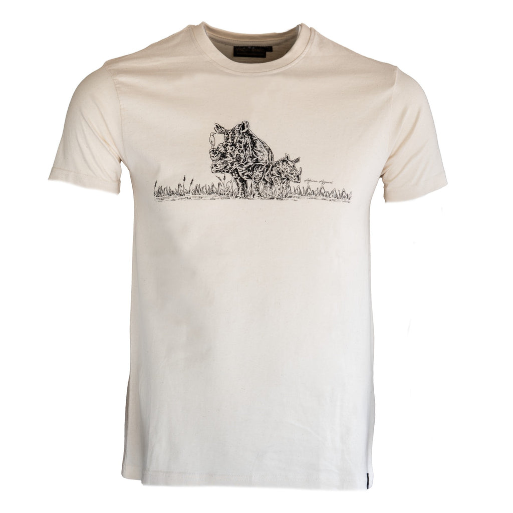 The Rhino T Shirt - Natural – African Apparel