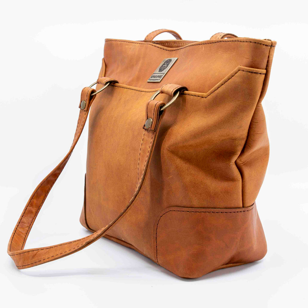 The Sarah Leather Handbag – African Apparel