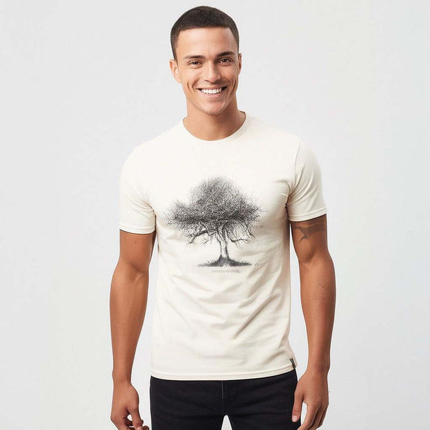 The Shepherd's Tree T Shirt - Oatmeal Melange