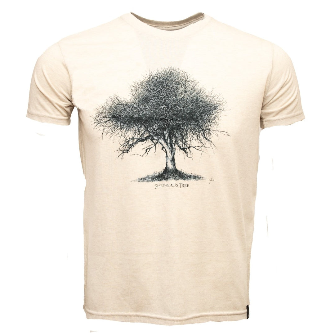 The Shepherd's Tree T Shirt - Oatmeal Melange – African Apparel