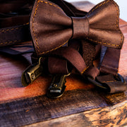 Leather Bowtie for Weddings