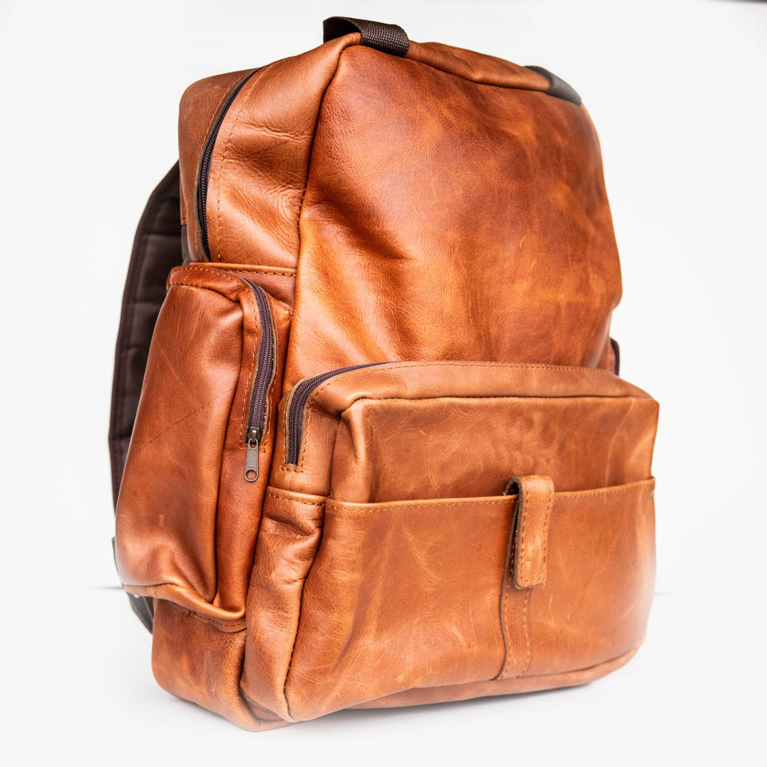 The All Rounder Leather Backpack – African Apparel