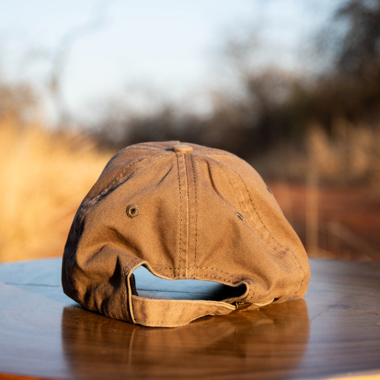 Olive Uflex Leather Vintage Cap