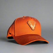 Rust & Gold Leather Kudu Cap