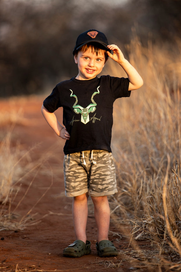 Kids' Black Uflex Leather Trucker