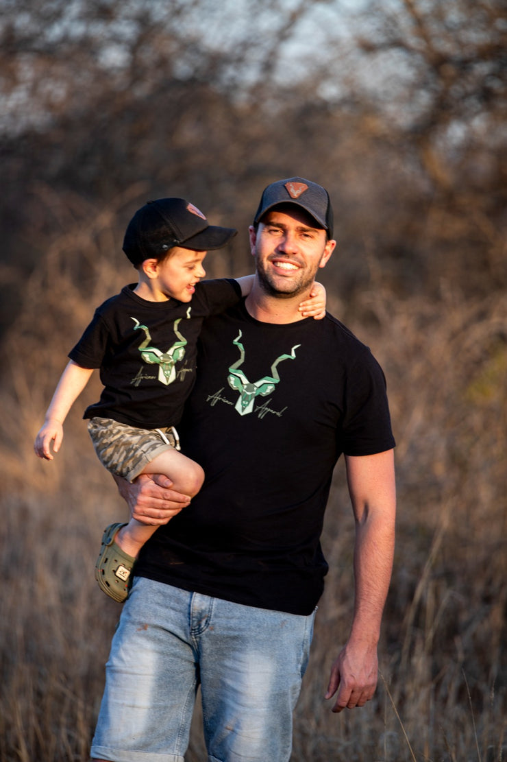 Camo & Black Kudu Kids' Shirt