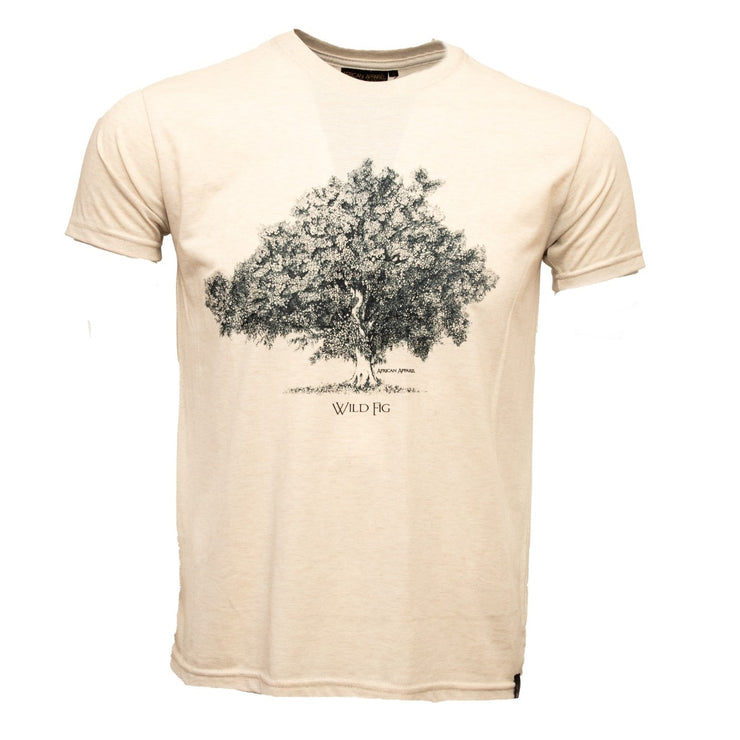 The Wild Fig T Shirt - Oatmeal Melange