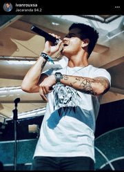 The Geometric Lion T Shirt (Men's) Official Ivan Roux Merchandise - African Apparel