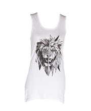 The Geometric Lion Vest (Ladies) Official Ivan Roux Merchandise - African Apparel